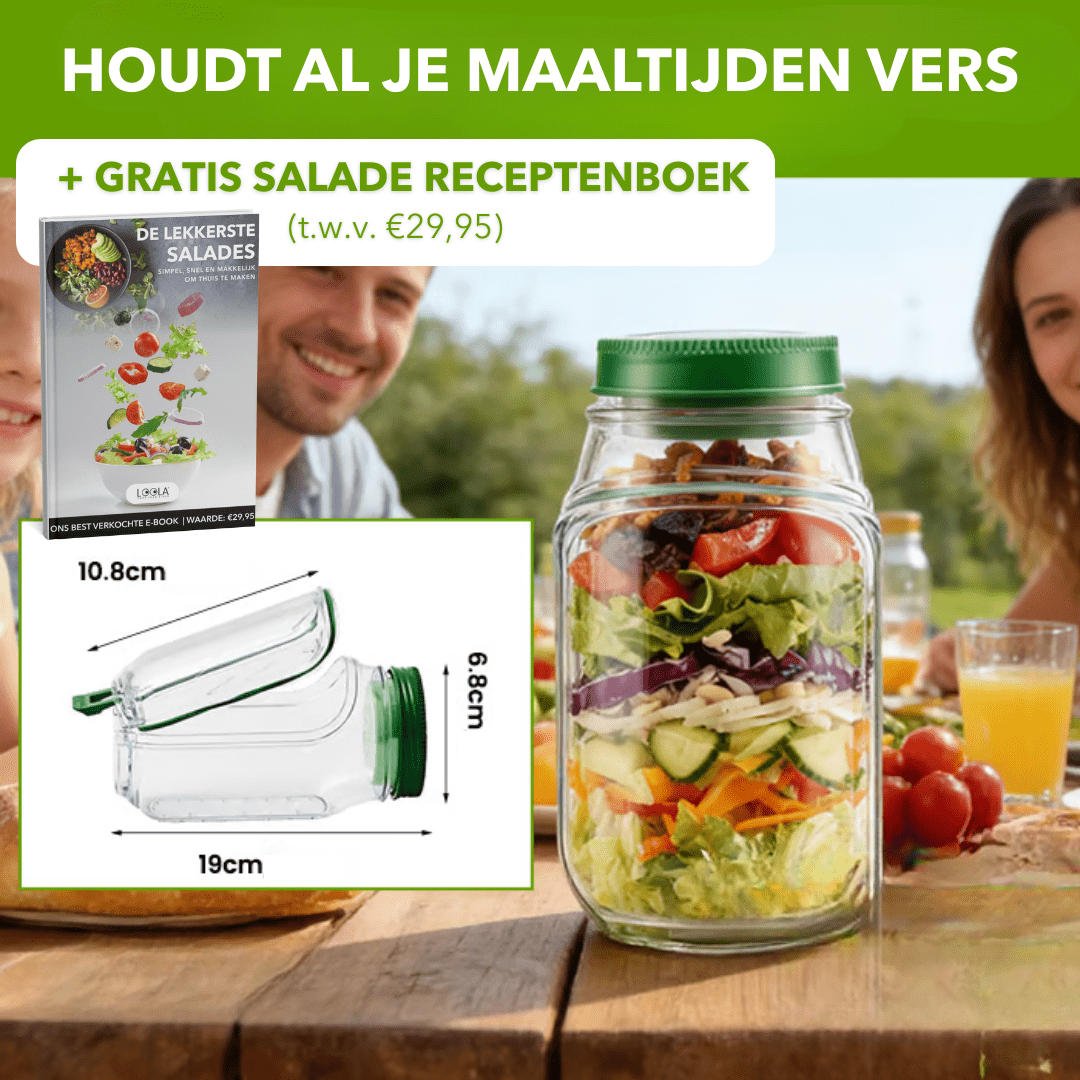 FreshPod™ - Ergonomische vershoudbak voor salades - PUFFIE