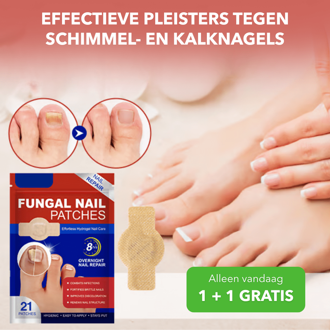 FreshTip™ - Effectieve pleisters tegen schimmel - en kalknagels - PUFFIE