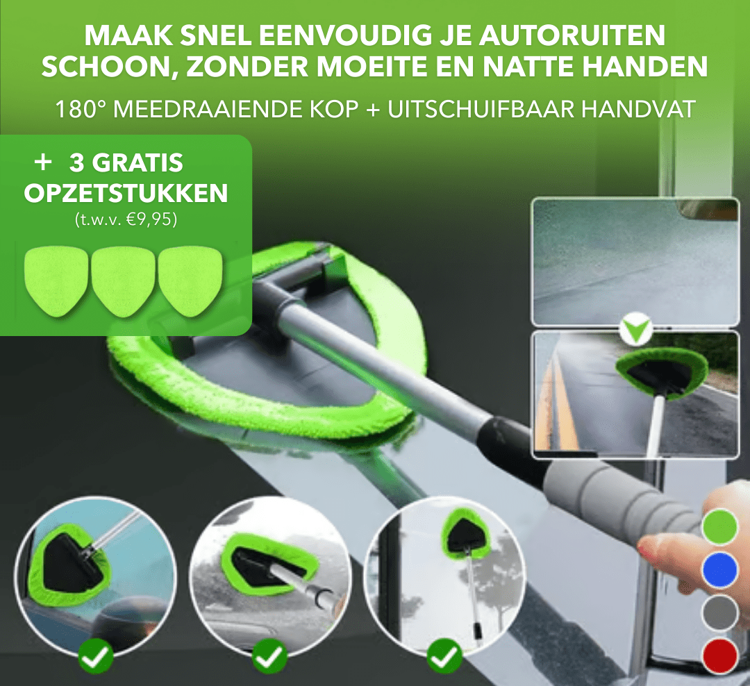 GlassCare™ - Borstel tegen condens en vuil op autoruiten - PUFFIE