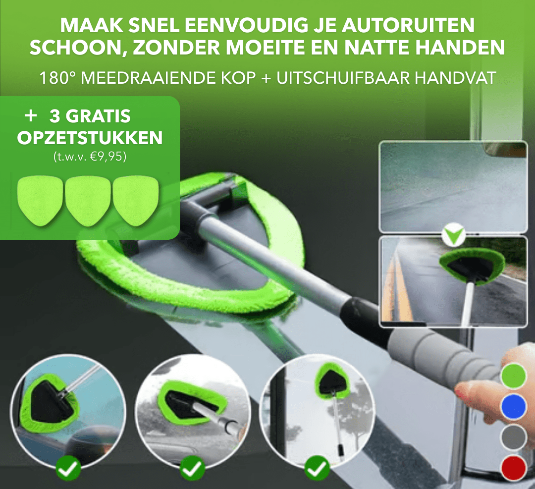 GlassCare™ - Borstel tegen condens en vuil op autoruiten - PUFFIE