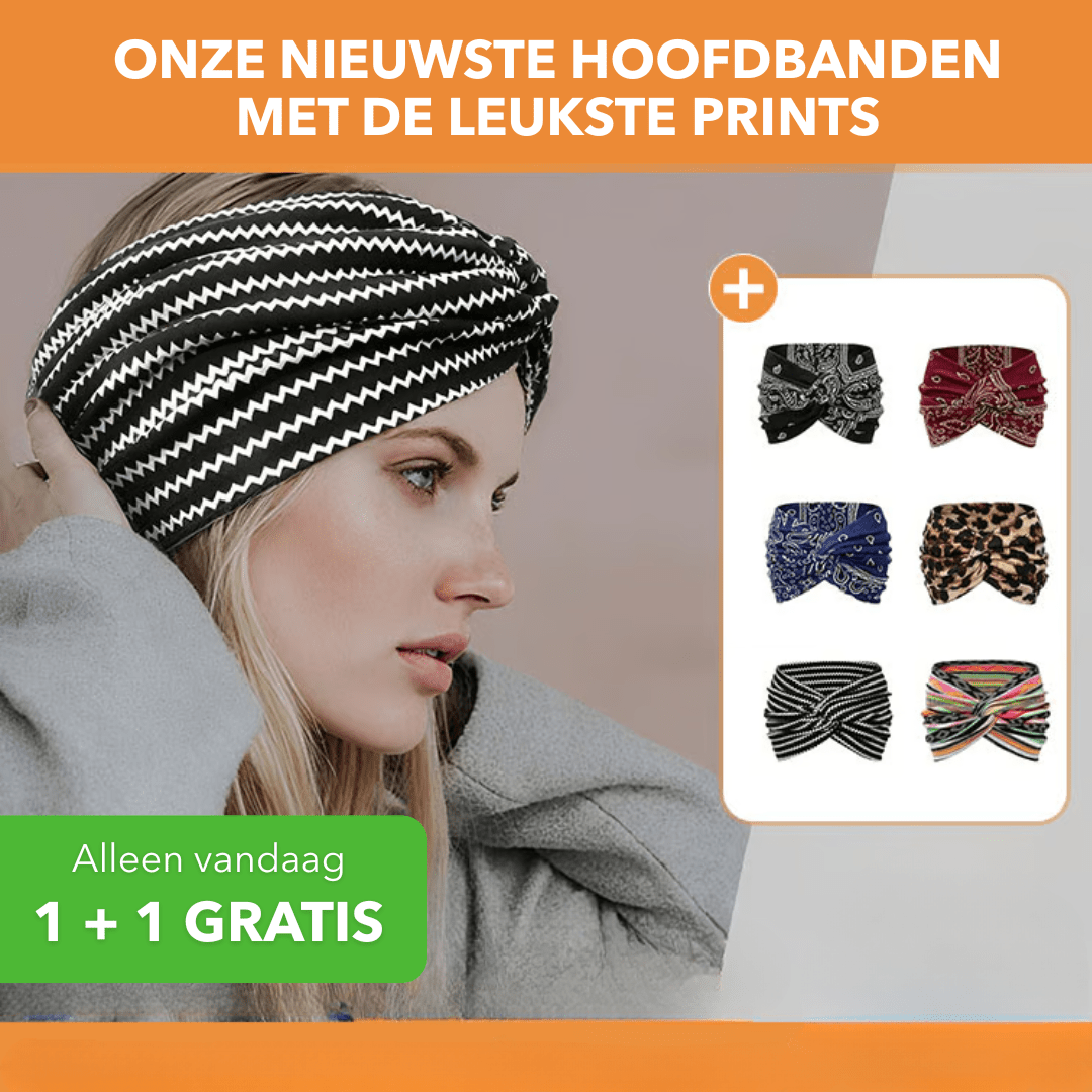 HeadBand™ - Comfortabele hoofdband met leuke prints - PUFFIE