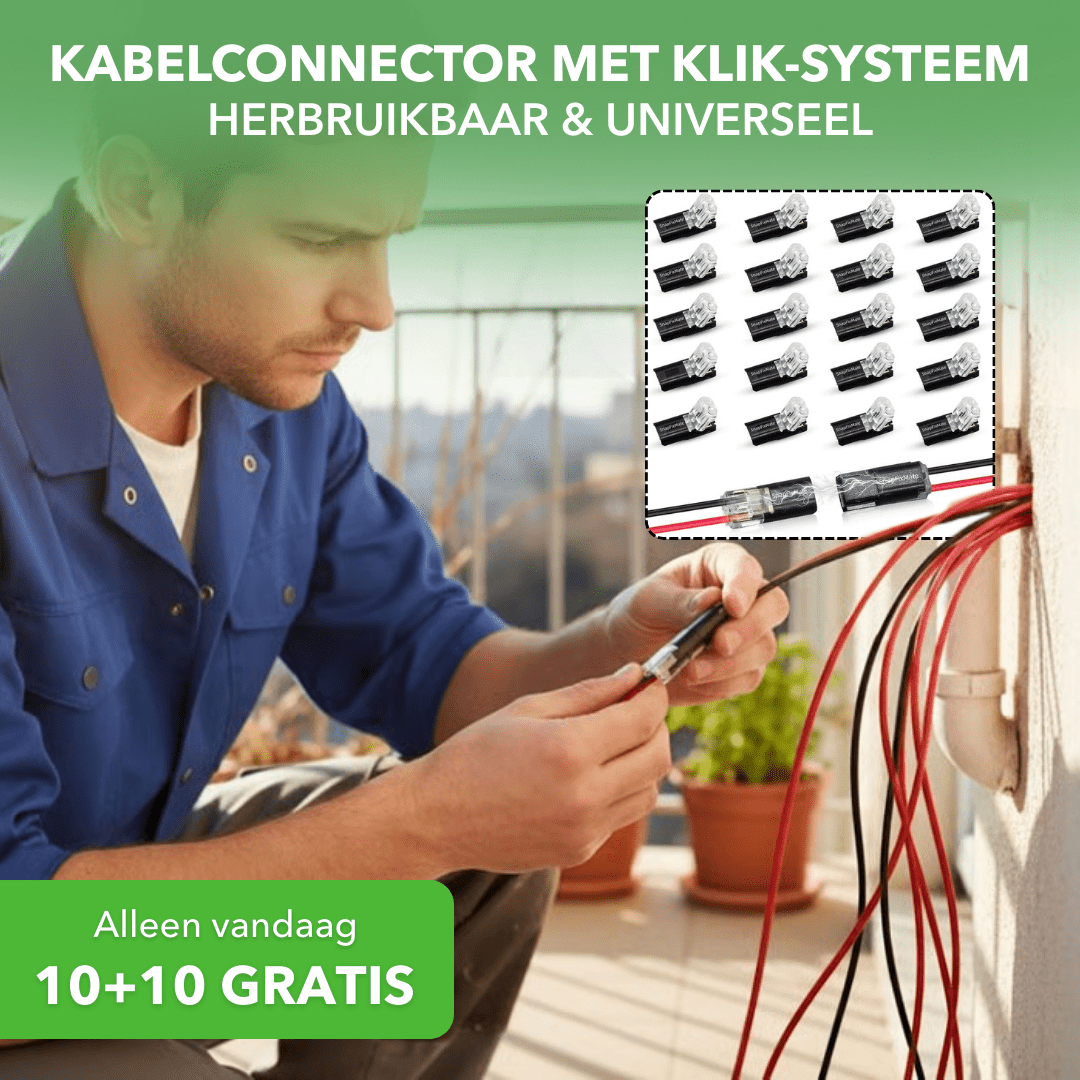 QuickLink™ - Universele kabelconnector met klikvergrendeling - PUFFIE