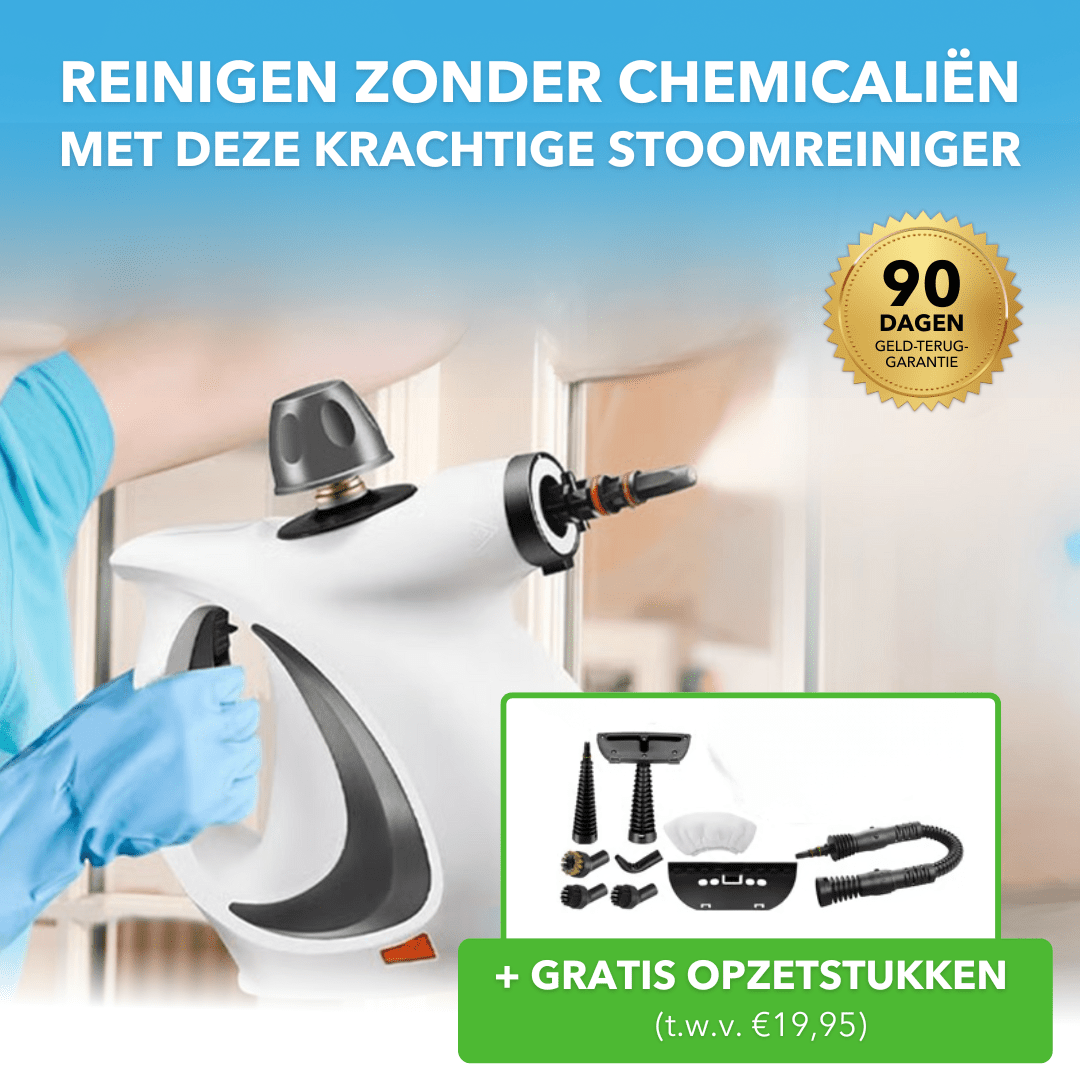 SteamPro™ - Krachtige desinfecterende stoomreiniger voor thuisgebruik - PUFFIE